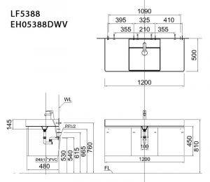 Bản-vẽ-kĩ-thuật-Tủ-chậu-lavabo-CAESAR-LF5388-EH05388DWV