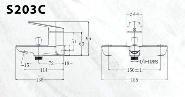 Bản-vẽ-kỹ-thuật-Vòi-sen-tắm-CAESAR-S203C-nóng-lạnh