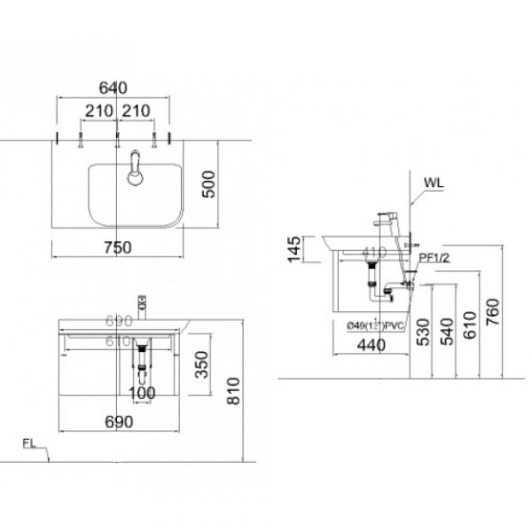 ban ve tu lavabo caesar lf5374 eh05374a 1000x1000 1