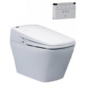 BỒN-CẦU-1-KHỐI-CAESAR-CA1380H-NẮP-RỬA-ĐIỆN-TỬ