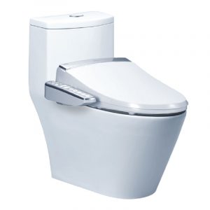 Bồn cầu 1 khối CAESAR CD1363 TAF200H nắp rửa điện tử