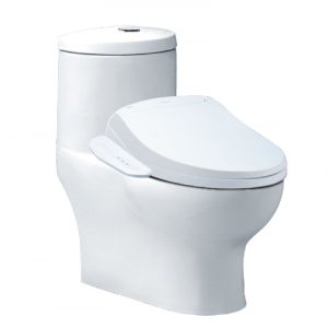 Bồn cầu 1 khối CAESAR CD1375 TAF400H nắp rửa điện tử