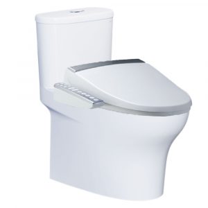 Bồn cầu 1 khối CAESAR CD1394 TAF200H nắp rửa điện tử