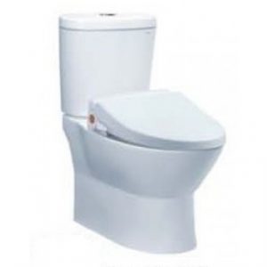 Bồn cầu 2 khối CAESAR CD1320 TAF050 Nắp Rửa Cơ