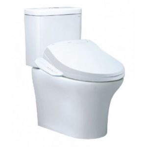 Bồn cầu 2 khối CAESAR CD1341 TAF400H nắp rửa điện tử