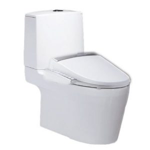 Bồn cầu 2 khối CAESAR CD1345 TAF200H nắp rửa điện tử