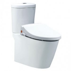 Bồn cầu 2 khối CAESAR CD1348 TAF050 nắp rửa cơ