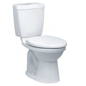 Bồn cầu 2 khối CAESAR CT1325 nắp thường M220