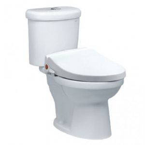 Bồn cầu 2 khối CAESAR CD1338 TAF050 nắp rửa cơ