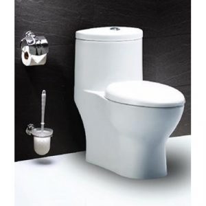 Bồn Cầu CAESAR CD1375 Một Khối Nắp Êm