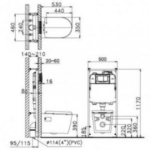 Bồn-Cầu-CAESAR-CPT1503-Treo-Tường-Thùng-Nước-Âm-2-400x400