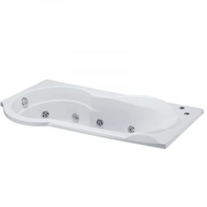 Bồn tắm CAESAR MT3180AL/AR Massage xây 1.8M