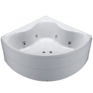 Bồn tắm CAESAR MT5133 Massage chân yếm góc 1.34M