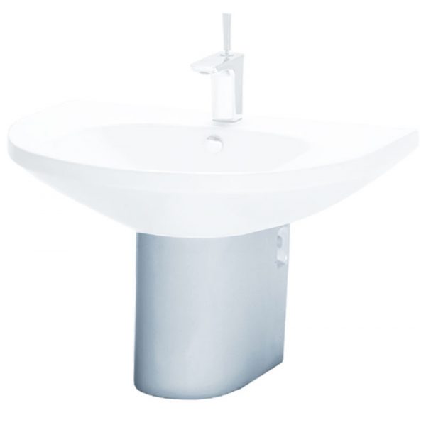 Chân chậu rửa mặt lavabo CAESAR PF2470 lửng