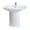 CAESAR LF5312/PF2412 - Chậu lavabo chân dài treo tường 5 Chậu Rửa Lavabo Caesar Chân Đứng LF5312 PF2412
