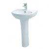 Chậu rửa mặt lavabo CAESAR L2152 P2445 treo tường