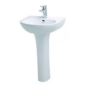 Chậu rửa mặt lavabo CAESAR L2152 P2445 treo tường