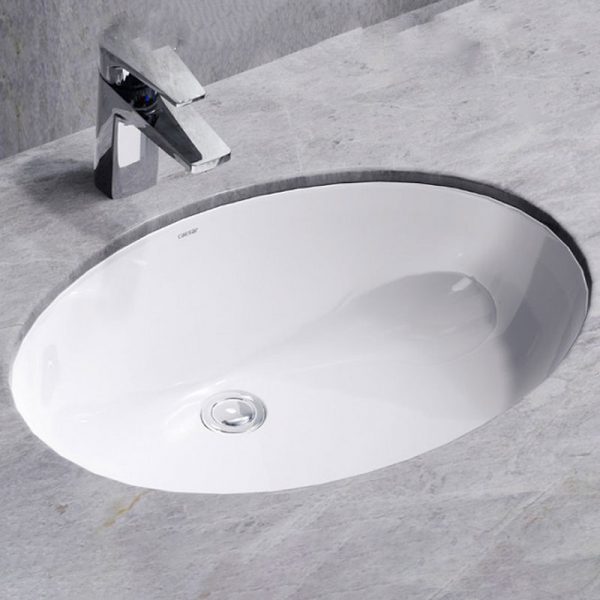 Chậu rửa mặt lavabo CAESAR L5113 âm bàn