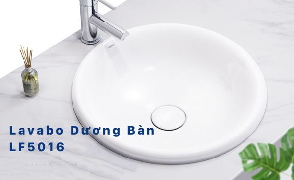 Chậu rửa mặt lavabo CAESAR LF5016 dương vành