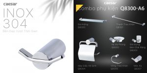 Móc áo CAESAR Q8307 đôi