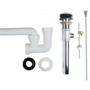Siphon CAESAR BF603 xi phong co chữ p kèm trụ xả ty