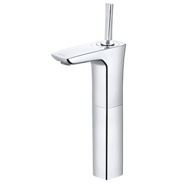 Vòi chậu lavabo CAESAR B421CU cổ cao nóng lạnh