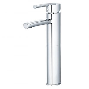 Vòi chậu lavabo CAESAR B541CU cổ cao nóng lạnh