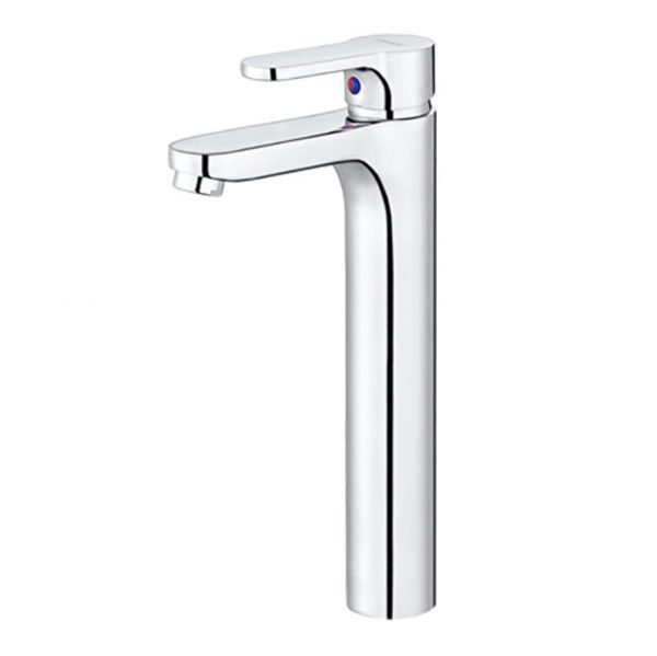 Vòi chậu lavabo CAESAR B571CU cổ cao nóng lạnh