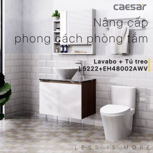 Tủ lavabo CAESAR L5222 EH48002AWV 2 Tu lavabo CAESAR L5222 EH48002AWV 1