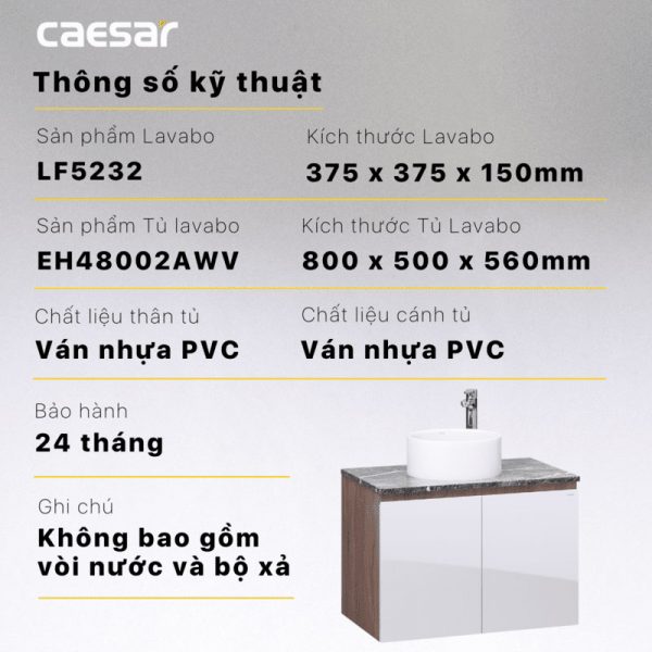 Tu lavabo CAESAR L5232 EH48002ADV 9