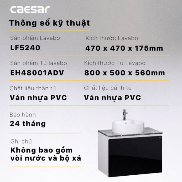 Tu lavabo CAESAR LF5240 EH48001ADV 9