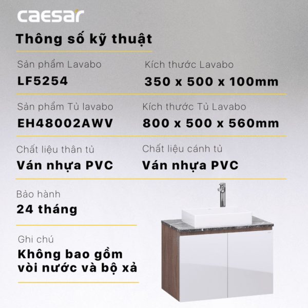 Tu lavabo CAESAR LF5254 EH48002AWV 9