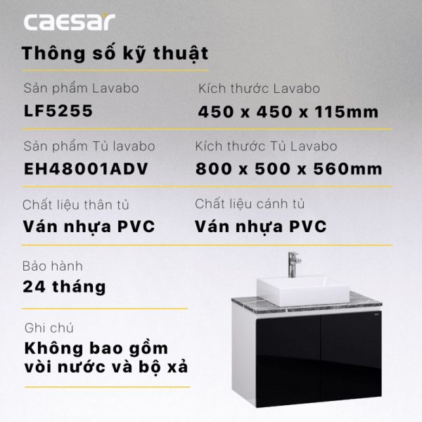 Tu lavabo CAESAR LF5255 EH48001ADV 9