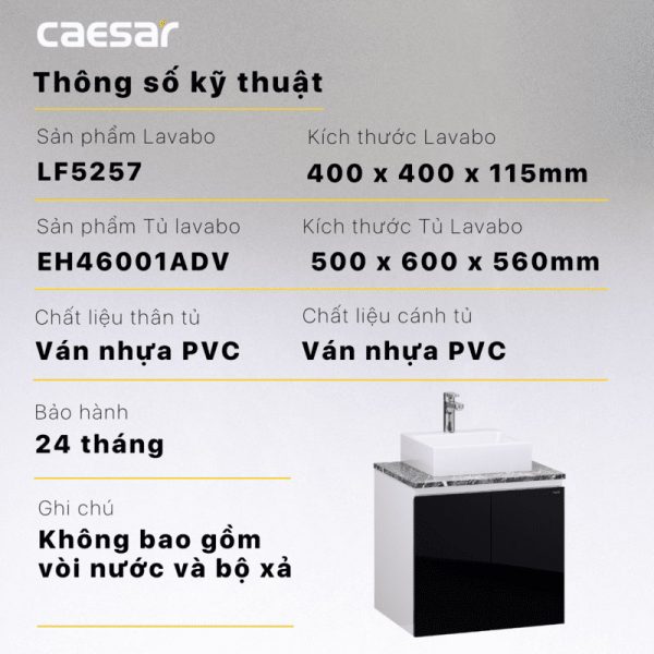 Tu lavabo CAESAR LF5257 EH46001ADV 9