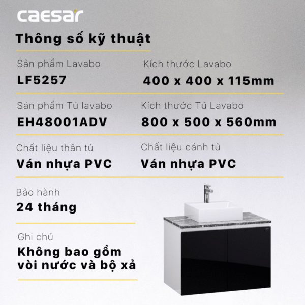 Tu lavabo CAESAR LF5257 EH48001ADV 9