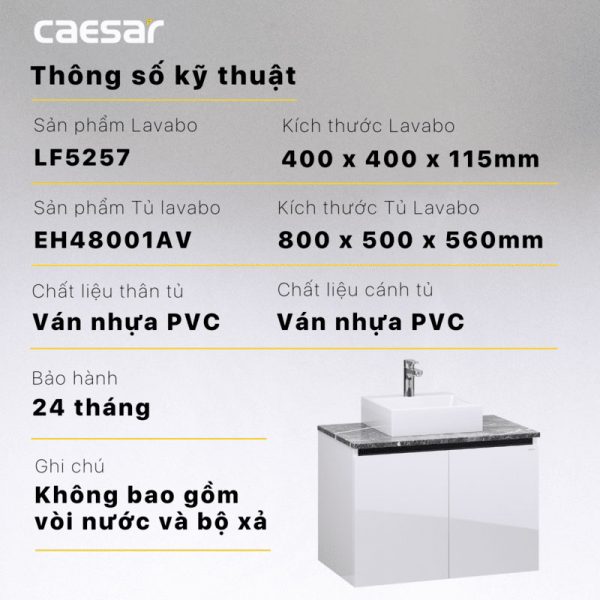 Tu lavabo CAESAR LF5257 EH48001AV 9