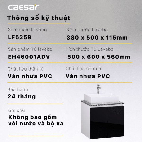 Tu lavabo CAESAR LF5259 EH46001ADV 9