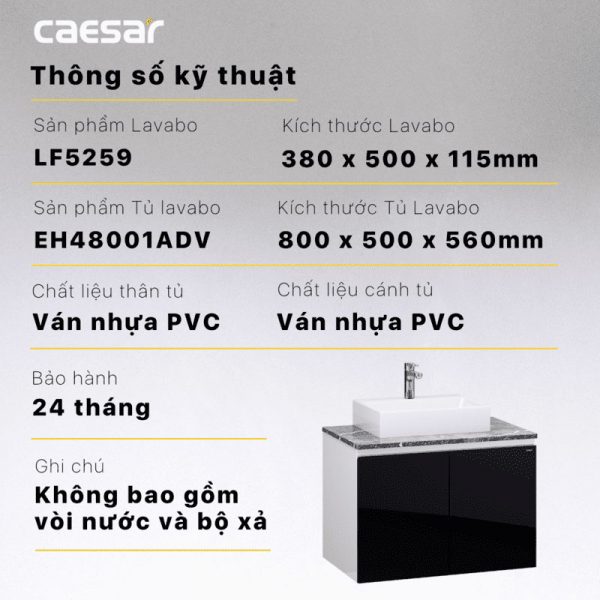 Tu lavabo CAESAR LF5259 EH48001ADV 9