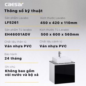 Tu lavabo CAESAR LF5261 EH46001ADV 9