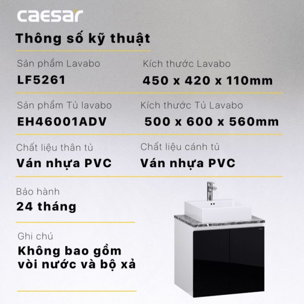 Tu lavabo CAESAR LF5261 EH46001ADV 9