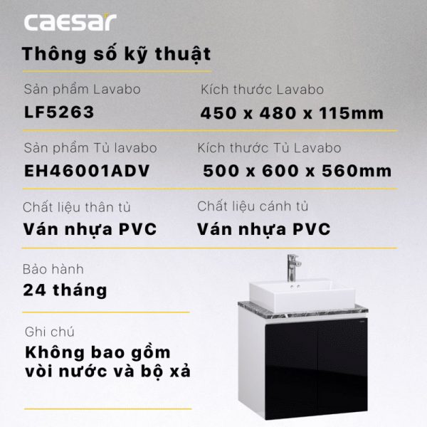 Tu lavabo CAESAR LF5263 EH46001ADV 9