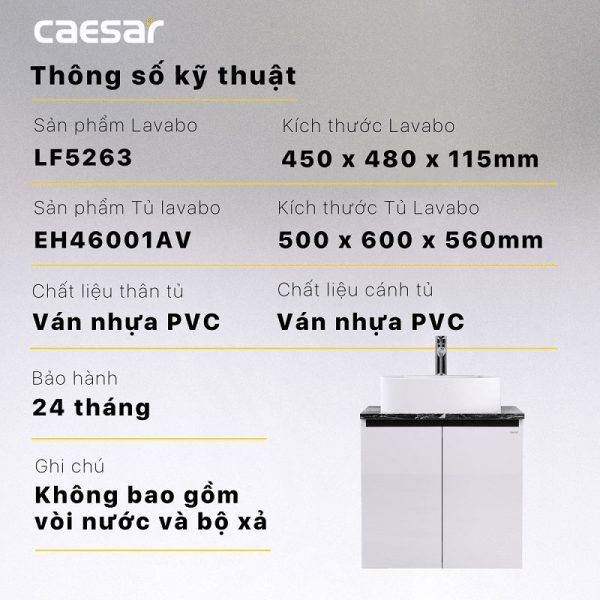 Tu lavabo CAESAR LF5263 EH46001AV 9