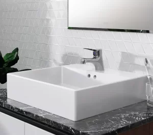 Vòi lavabo CAESAR B111C nước lạnh 2 Voi lavabo CAESAR B111C nuoc lanh 1