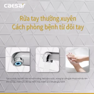 Vòi lavabo CAESAR B111C nước lạnh 8 Voi lavabo CAESAR B111C nuoc lanh 3