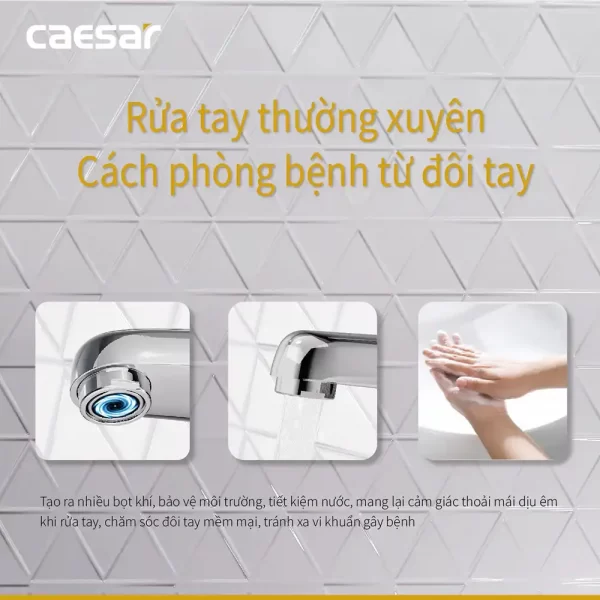 Voi lavabo CAESAR B111C nuoc lanh 3