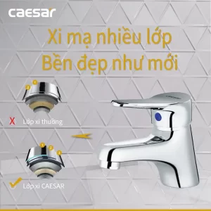 Vòi lavabo CAESAR B111C nước lạnh 6 Voi lavabo CAESAR B111C nuoc lanh 5