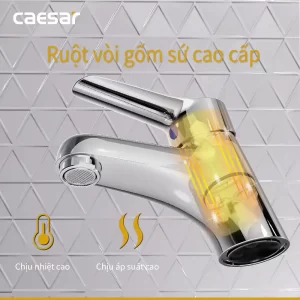 Vòi lavabo CAESAR B111C nước lạnh 4 Voi lavabo CAESAR B111C nuoc lanh 7