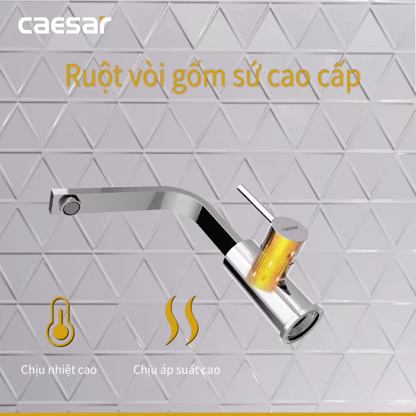 Voi lavabo CAESAR B750CU co cao nong lanh 7