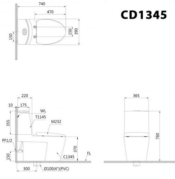 ban ve ki thuat bon cau 2 khoi caesar cd1345 nap em m232