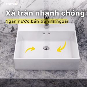 Chậu lavabo đặt bàn CAESAR LF5263 10 chau lavabo dat ban CAESAR LF5263 8